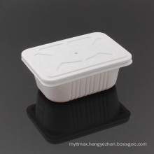 Plastic food container self-heating hot pot box disposable bento lunch rice boxes for sale